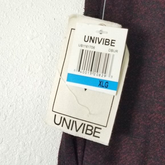 Univibe Big Boy's Fulham Jogger Deep Burgundy - Picture 6 of 8